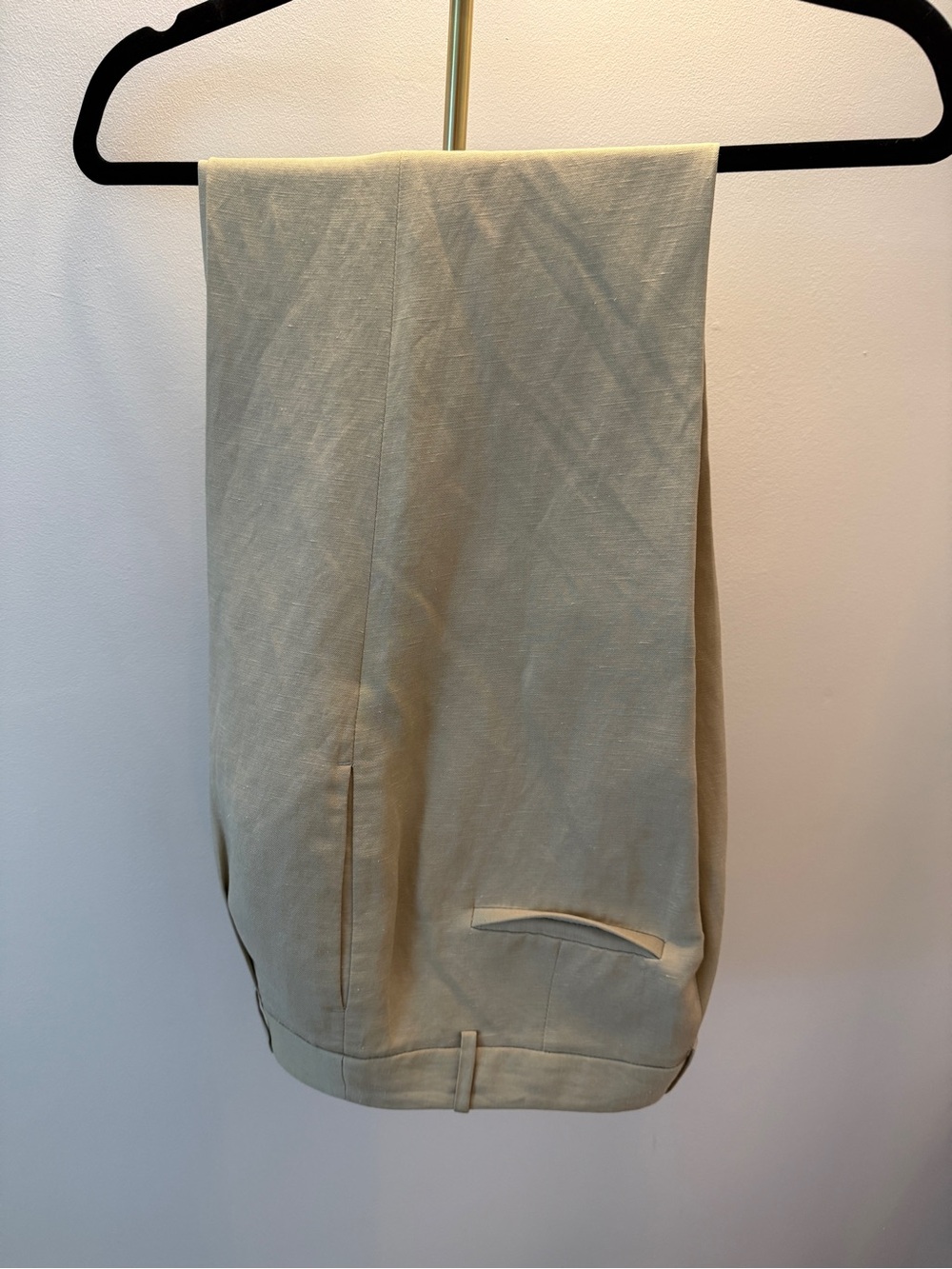 Nili Lotan Linen and Silk Trousers